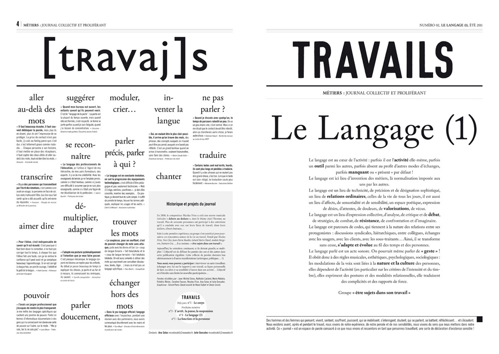 Travails, par Gérard Paris-Clavel