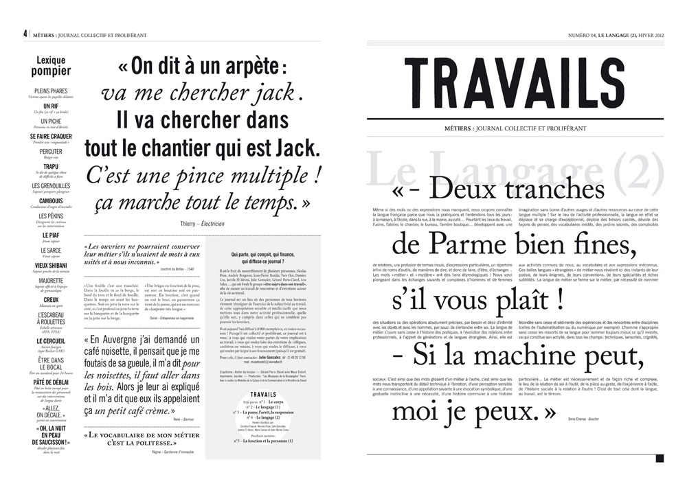 Travails, par Gérard Paris-Clavel